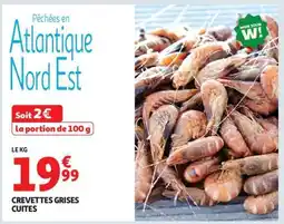 Auchan CREVETTES GRISES CUITES offre