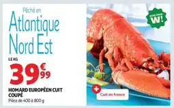 Auchan HOMARD EUROPÉEN CUIT COUPÉ offre