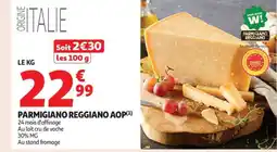 Auchan Parmigiano Reggiano Aop offre