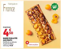 Auchan BANDE FEUILLETÉE AUX FRUITS offre