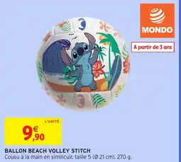 Intermarché Ballon beach volley stitch offre