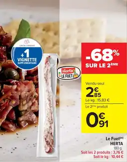 Cora x Carrefour HERTA Le Fuet offre