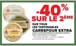 Cora x Carrefour Sur tous les tartinables carrefour extra offre