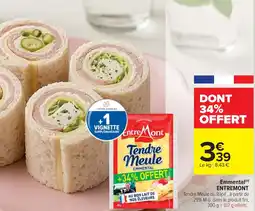 Cora x Carrefour ENTREMONT Emmental offre