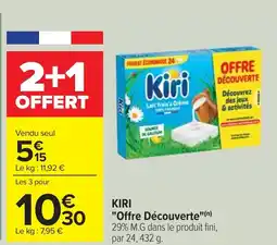 Cora x Carrefour KIRI "Offre Découverte" offre