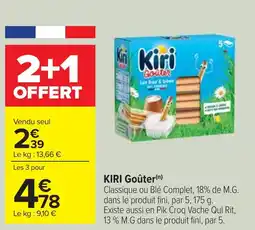 Cora x Carrefour KIRI Goûter offre