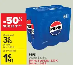 Cora x Carrefour PEPSI Original, offre
