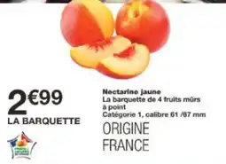 Monoprix Nectarine jaune offre