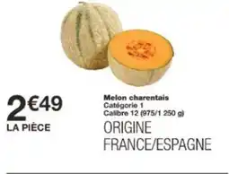 Monoprix Melon charentais offre