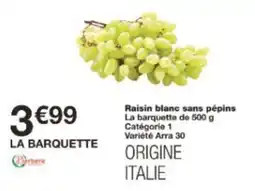 Monoprix Raisin blanc sans pépins offre