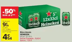 Cora x Carrefour HEINEKEN Bière blonde offre