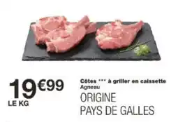 Monoprix Côtes à griller en calssette agneau offre