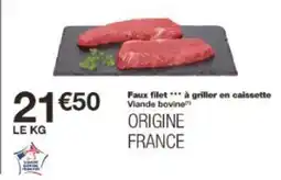 Monoprix Faux filet à griller en caissette viande bovine offre