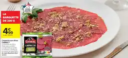 Cora x Carrefour CHARAL Carpaccio aux olives offre