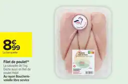 Cora x Carrefour Filet de poulet offre
