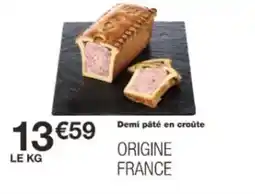 Monoprix Demi pâté en croûte offre