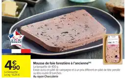 Cora x Carrefour Mousse de foie forestière à l'ancienne offre