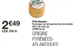 Monoprix P'tit basque offre