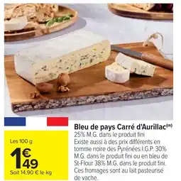 Cora x Carrefour Bleu de pays Carré d'Aurillac offre