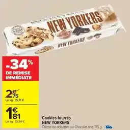 Carrefour Drive Cookies fourrés offre