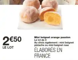 Monoprix Mini beignet orange passion offre