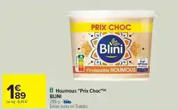 Carrefour City Blini - houmous prix choc offre