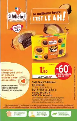 Intermarché ST MICHEL Tam tam l'original offre