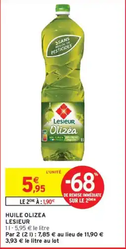Intermarché LESIEUR Huile olizea offre