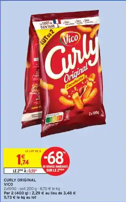 Intermarché VICO Curly original offre