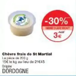 Chèvre frais de st martial