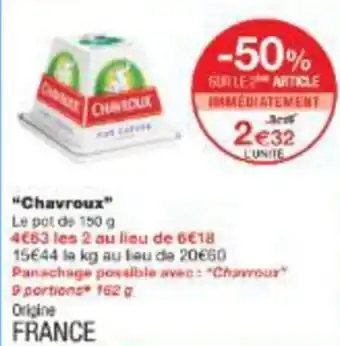 Monoprix Chavroux offre