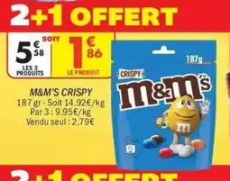 La Foir'Fouille M&M's Crispy offre