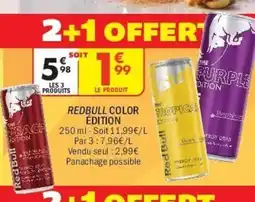 La Foir'Fouille REDBULL Color edition offre