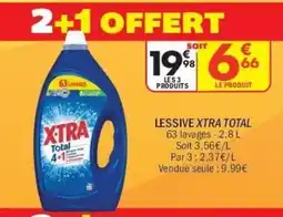La Foir'Fouille XTRA TOTAL Lessive offre