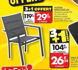 La Foir'Fouille Fauteuil matelassé lou offre