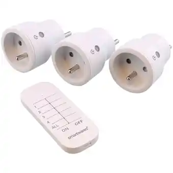 Action Set de prises sans fil smartwares offre