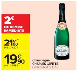 Cora x Carrefour CHARLES LAFITTE Champagne offre
