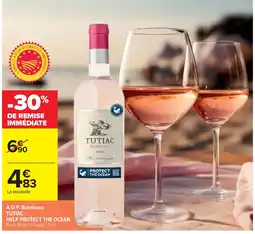 Cora x Carrefour TUTIAC- HELP PROTECT THE OCEAN A.O.P. Bordeaux offre