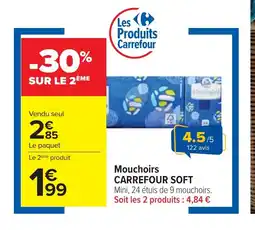 Cora x Carrefour CARREFOUR SOFT Mouchoirs offre