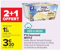 Cora x Carrefour NESTLÉ P'tit Gourmand offre
