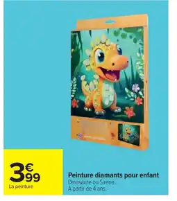 Cora x Carrefour Peinture diamants pour enfant offre