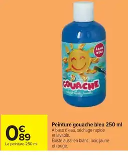 Cora x Carrefour Peinture gouache bleu offre
