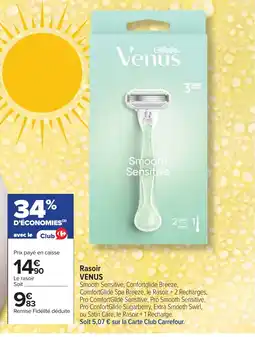 Cora x Carrefour VENUS Rasoir offre