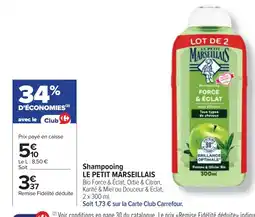 Cora x Carrefour LE PETIT MARSEILLAIS Shampooing offre