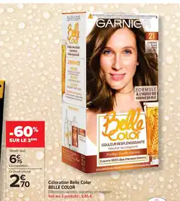 Cora x Carrefour BELLE COLOR Coloration Belle Color offre