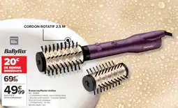 Cora x Carrefour BABYLISS Brosse soufflante rotative offre