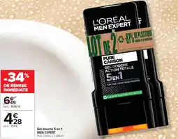 Cora x Carrefour MEN MEN EXPERT Gel douche 5 en 1 offre