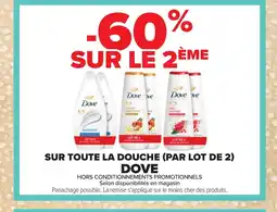 Cora x Carrefour DOVE Sur toute la Douche offre