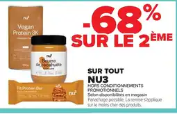 Cora x Carrefour NU3 Sur tout offre