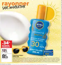 Cora x Carrefour NIVEA SUN Protections Solaire offre